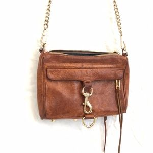 Rebecca Minkoff Leather w/ Gold Hardware Crossbody